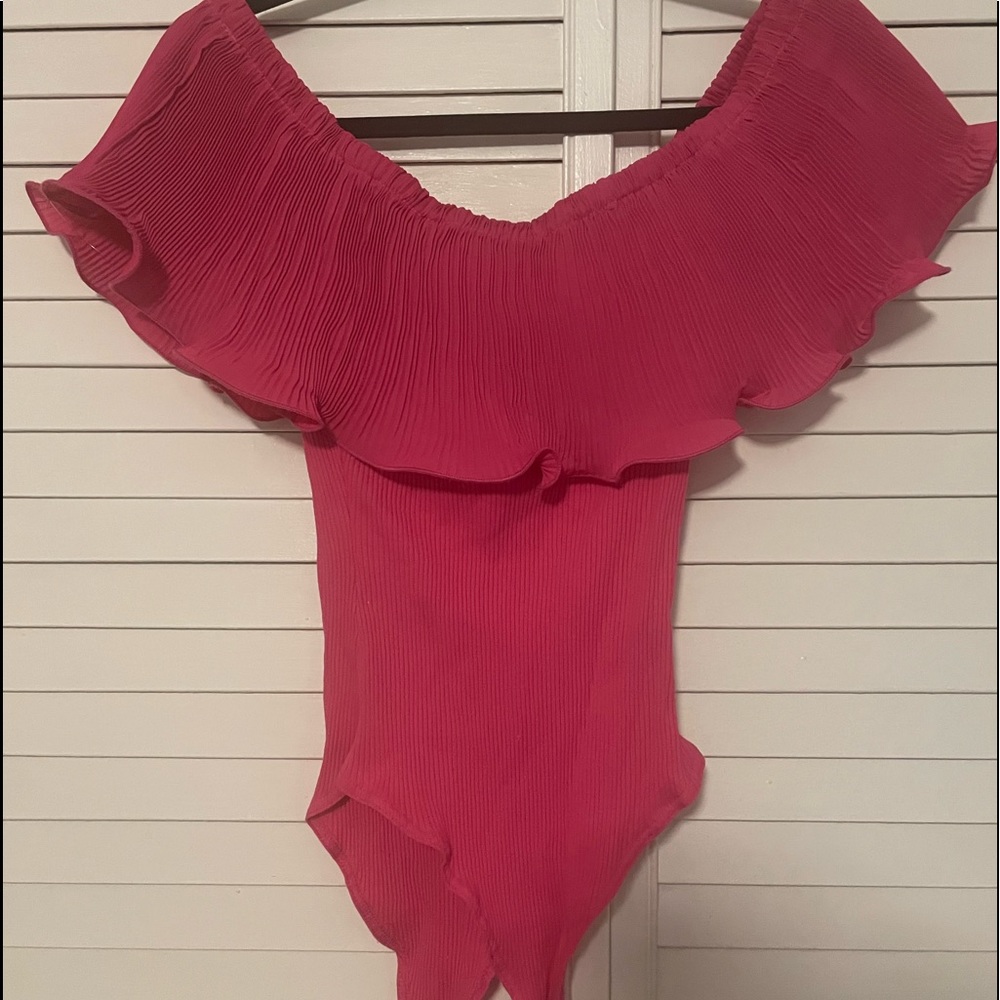 Boutique off the shoulder bodysuit